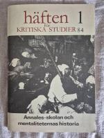 H&auml;ften f&ouml;r kritiska studier 1 84