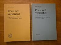 Poesi och verklighet 1-2. 1: N&aring;gra huvudlinjer i 1830-talets svenska kritikerdebatt. 2: 1830-talets liberala litteraturkritik och den borgerliga realismens problem