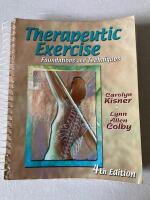 Therapeutic exercise - foundations and techniques