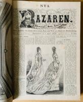 Nya Bazaren. Illustrerad Mode-Tidning + Freja. Illustrerad Skandinavisk Modetidning. 1876-1883