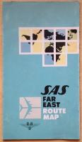 SAS. Far East route map.