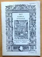 DET GAMLA SVERIGE. Katalog 1.