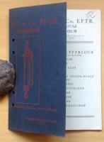 ZACCO & CO. EFTR. AB. STOCKHOLM. Priskurant Nr. 29.  Avd. V. 