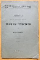 ANTECKNINGAR FR&Aring;N EN I PRAKTISKT SYFTE F&Ouml;RETAGEN GEOLOGISK RESA I VESTERBOTTENS L&Auml;N. Med en karta. 