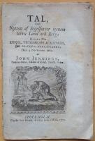 TAL, OM NYTTAN AV SEGELFARTER IGENOM TORRA LAND OCH BERG; h&aring;llet f&ouml;r Kongl. Vetenskaps Academien, vid praesidii nedl&auml;ggande, den 4 november 1769. 