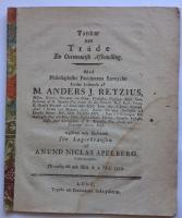 Tankar om Tr&auml;de. Med M. Anders J. Retzius , utgifven och f&ouml;rsvarad f&ouml;r Lagerkransen af Anund Niclas Apelberg, G&ouml;theborgsbo. 