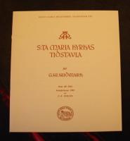 S:ta Maria kyskas tidstavla fram till 1962, kompletterad 1982