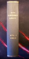 Nytt Juridiskt Arkiv. Avd. I 1938