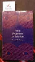 Ionic Processes in Solution