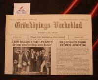 Gr&ouml;nk&ouml;pings Veckoblad 92 &Aring;rg. Nr 1, Januari 1993