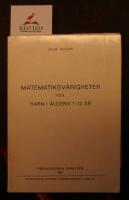 Matematiksv&aring;righeter hos barn i &aring;ldern 7 - 13 &aring;r