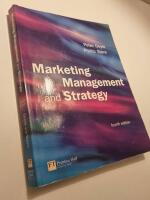 Marketing Management and Strategy 