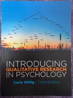 Introducing qualitative research in psychology
