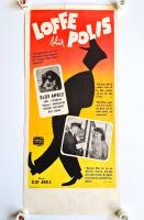 Loffe blir polis 1950 (Affisch, poster, tavla)