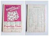 Popul&auml;ra Visor - Varf&ouml;r g&aring;r du inte i blommiga kalsonger? nr 57 1950