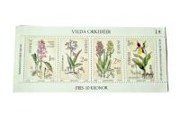 Sats F 1222-1225 Vilda orkid&eacute;er 1982