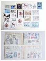 Stor samling postfriska h&auml;ften - Nominal ca 1300 kr