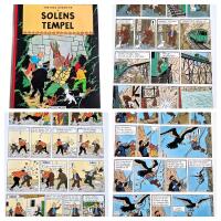 Tintin / Tintins &auml;ventyr - Solens tempel nr 14 (1:a utg.) NM - Nyskick