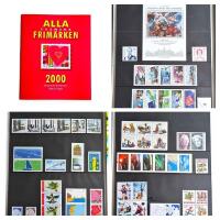 Alla svenska frim&auml;rken 2000