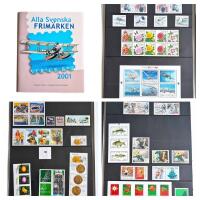 Alla svenska frim&auml;rken 2001