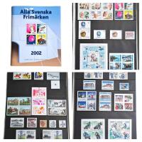 Alla svenska frim&auml;rken 2002