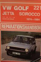 VW GOLF 221 Jetta Scirocco, reperationshandbok