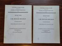 Dikter av Carl Michael Bellman fj&auml;rde delen Fredmans Epistlar. Handskriftstudier till Fredmans epistlar. Del: 1 Handskrifterna. och Del: 2 Variantf&ouml;rteckning, Avhandling  Sthlms universitet 1978