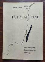 P&aring; h&auml;radsting del 1. Anteckningar ur &ouml;l&auml;ndska domb&ouml;cker 1620-49