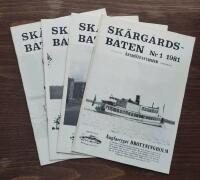 Sk&auml;rg&aring;rdsb&aring;ten 1981 Nr: 1-4