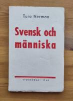 Svensk och m&auml;nniska