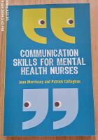 Communication skills for mental health nurses