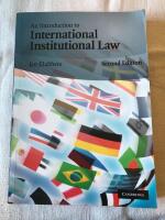 An Introduction to International Institutional Law