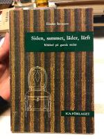Siden, sammet, l&auml;der, l&auml;rft - kl&auml;dsel p&aring; gamla stolar