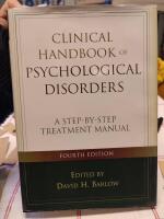 Clinical handbook of psychological disorders - a step-by-step treatment man