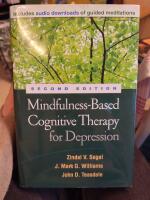 Mindfulness-based cognitive therapy for depression