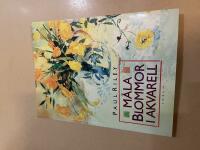 M&aring;la blommor i akvarell 