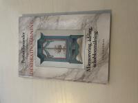 Dekorativ m&aring;lning marmorering, &aring;dring, schablonm&aring;lning