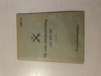 III. milo f&auml;lttj&auml;nst&ouml;vning 2/10-8/10 1963 - &Ouml;vningsbestmmelser