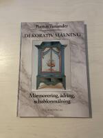 Dekorativ m&aring;lning marmorering, &aring;dring, schablonm&aring;lning