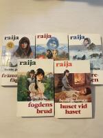 Raija 1-5 - Fr&auml;mmande f&aring;gel - Brustna vingar - Huldreplatsen - Fogdens brud - Huset vid havet