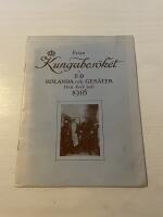 Fr&aring;n kungabes&ouml;ket i Ed R&ouml;landa och Ges&auml;ter den 6 o 7 juli 1918