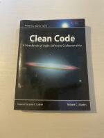 Clean code a handbook of agile software craftsmanship