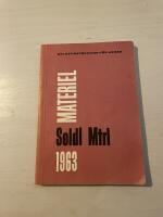 Sold Mtrl 1963 - Soldatinstruktion f&ouml;r arm&eacute;n