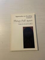 Approaches to teaching Achebe's Things fall apart 