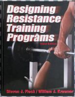 Designing resistance training programs