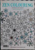 Zen colouring. Advanced Art Therapy. Winter Wonderland
