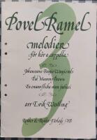 Povel Ramel melodier f&ouml;r k&ouml;r a cappella 