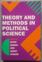 Theory and methods in political science