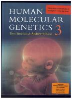 Human molecular genetics