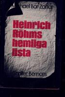 Heinrich R&ouml;hms hemliga lista